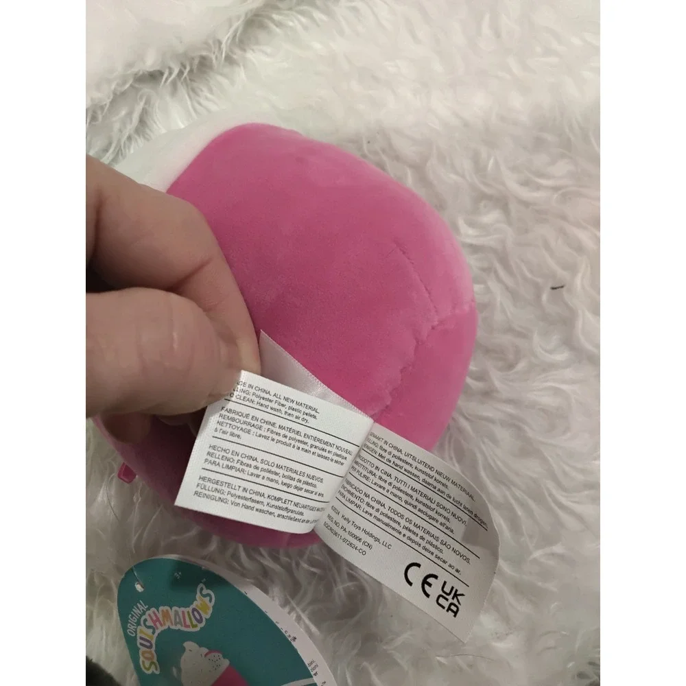 Squishmallows Nicota Pink Boba Drink Plush Toy‎ 5 Inch New With Tags